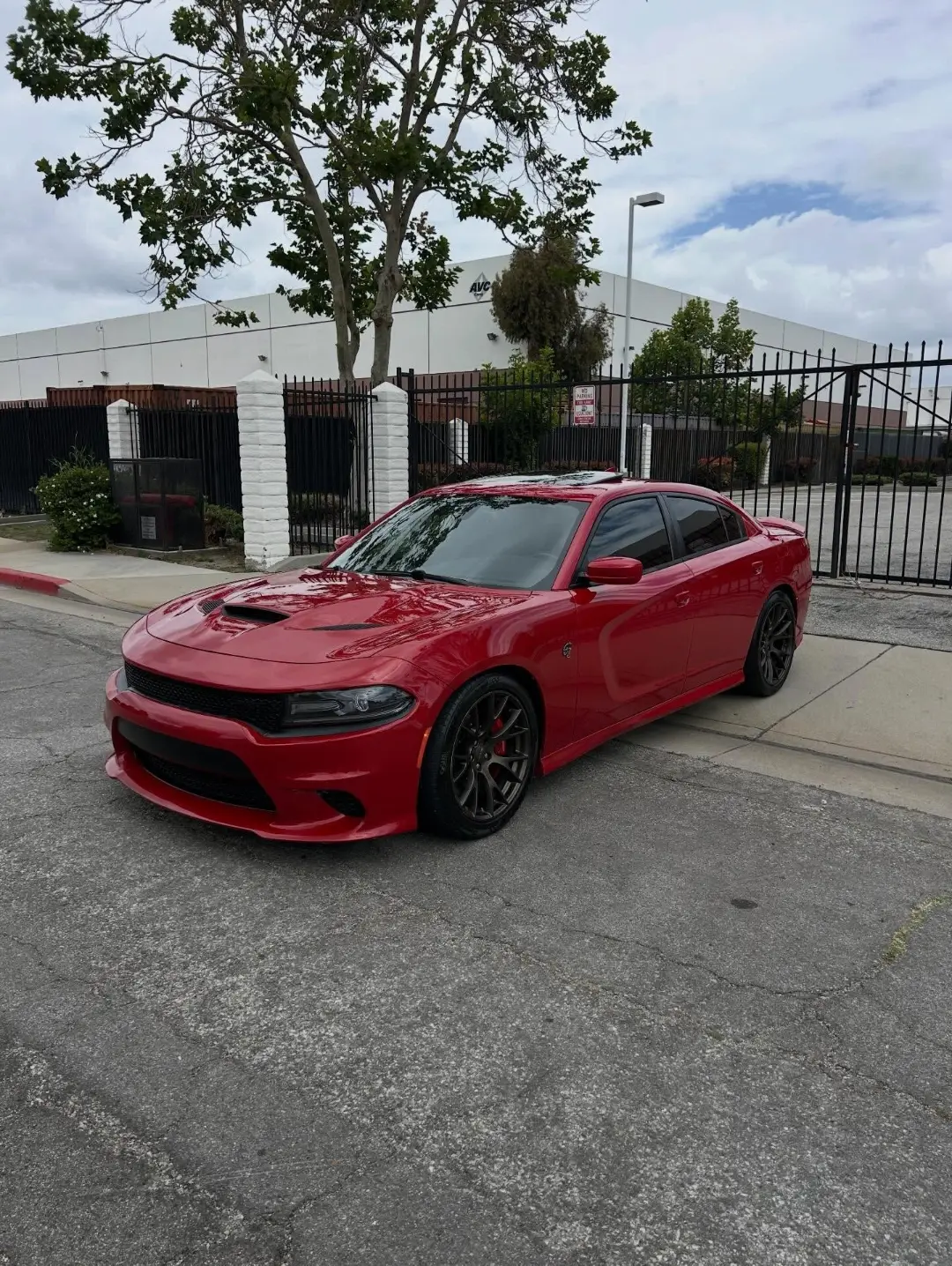 Red Dodge Charger SRT Hellcat