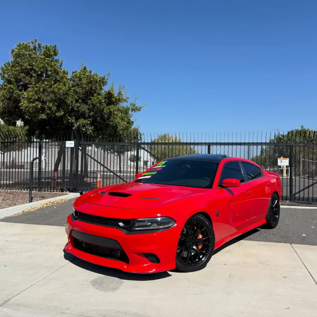 Red Dodge Charger SRT Hellcat