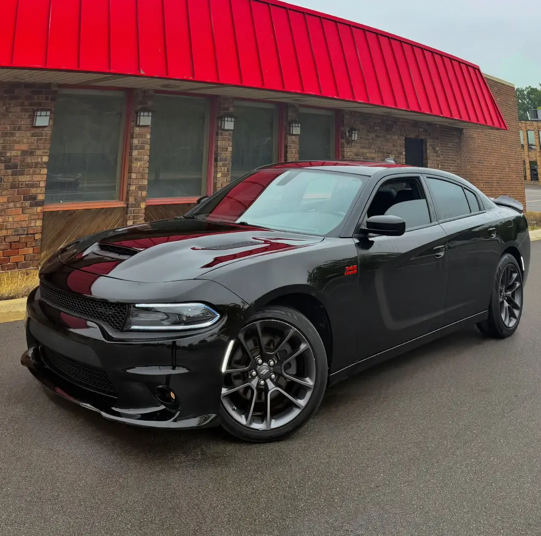 Black Dodge Charger R/T MAX Road & Track