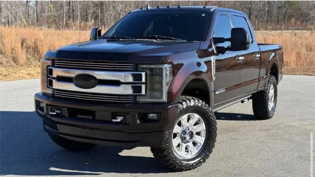 Brown Ford F-250 Limited