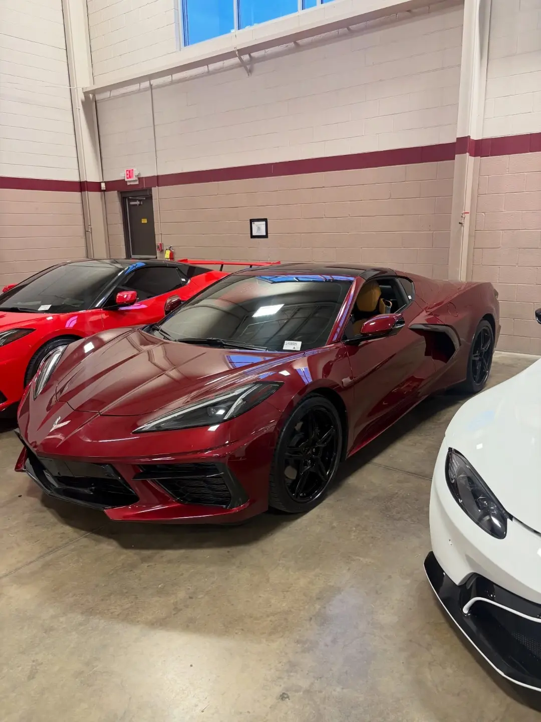 Red Chevrolet Corvette Stingray 3LT