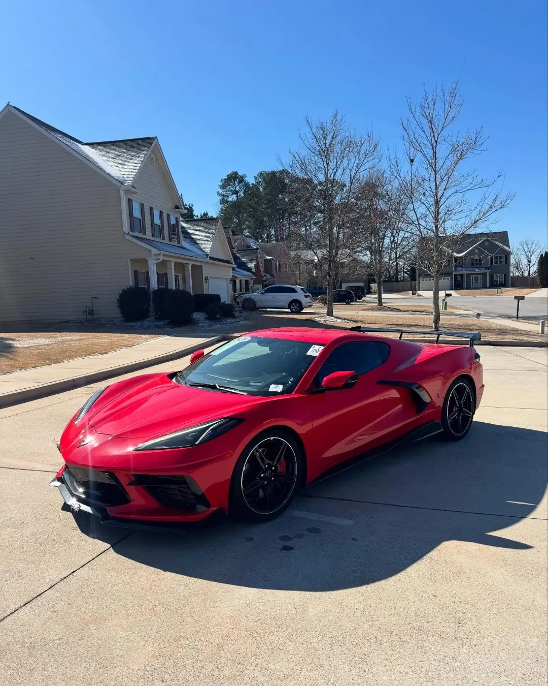 Red Chevrolet Corvette Stingray