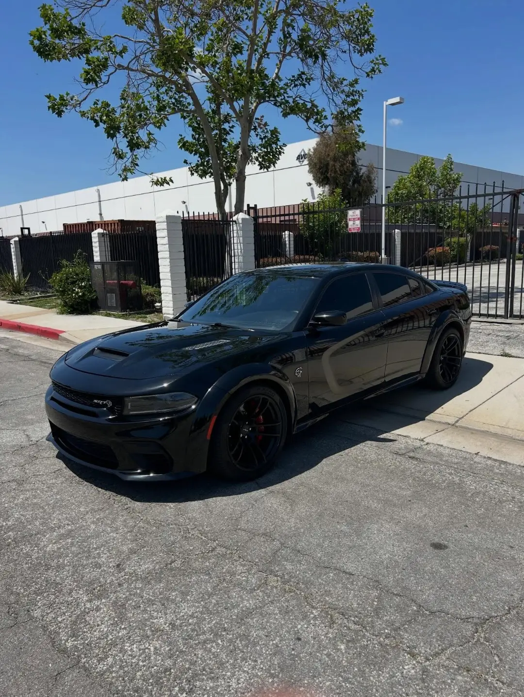 Pitch Black Dodge Charger SRT Hellcat