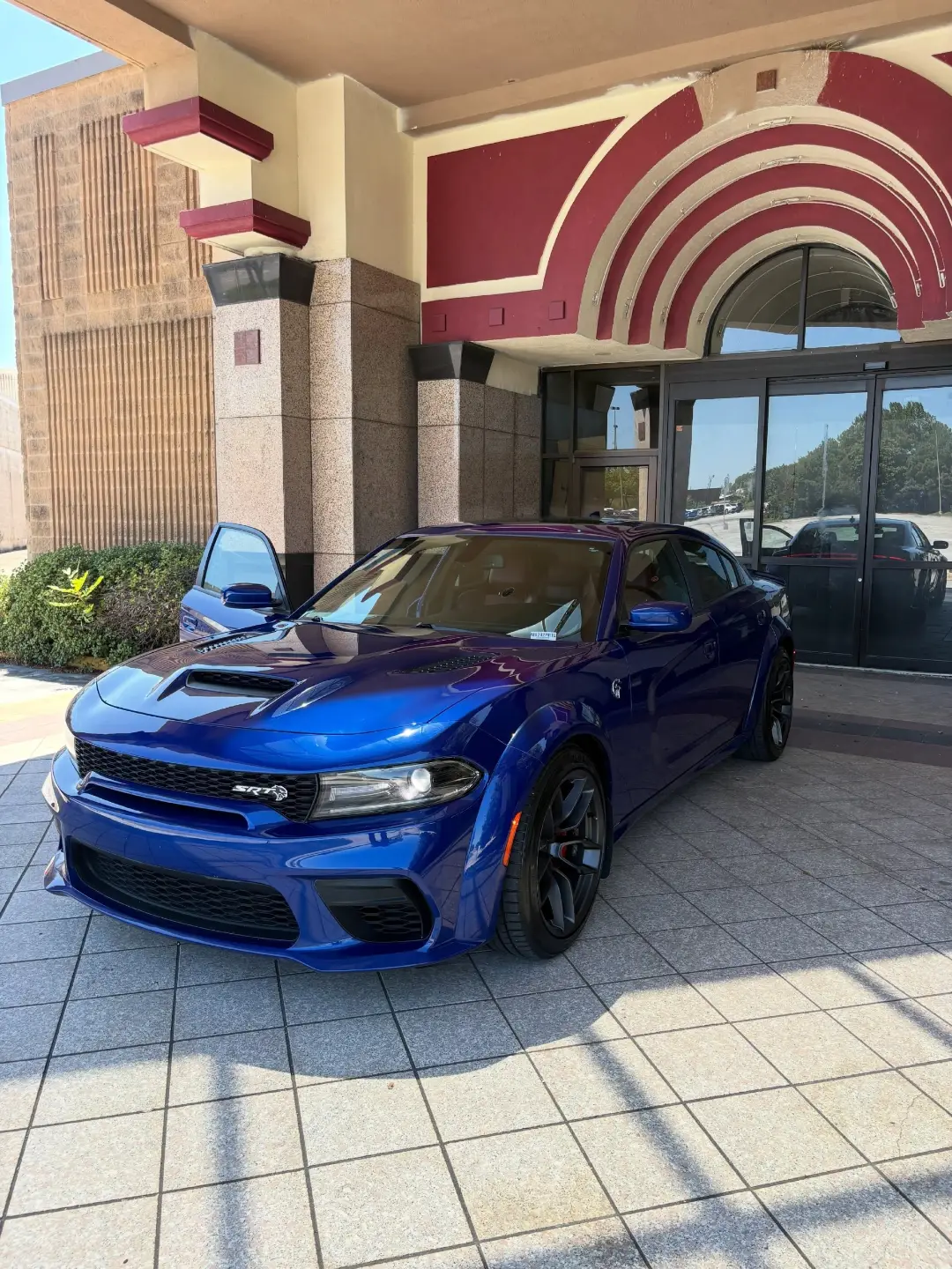 Blue Dodge Charger SRT Hellcat Widebody