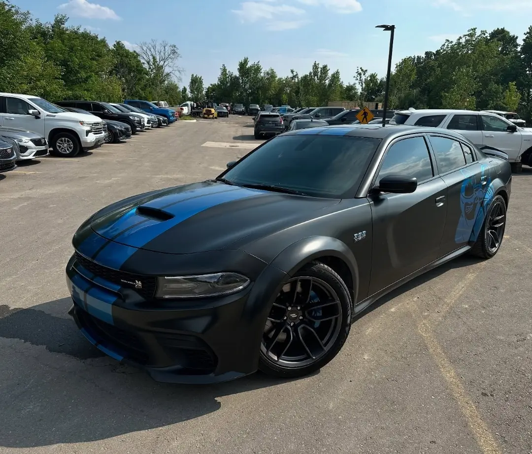 Black Dodge Charger SRT Scat Pack Widebody