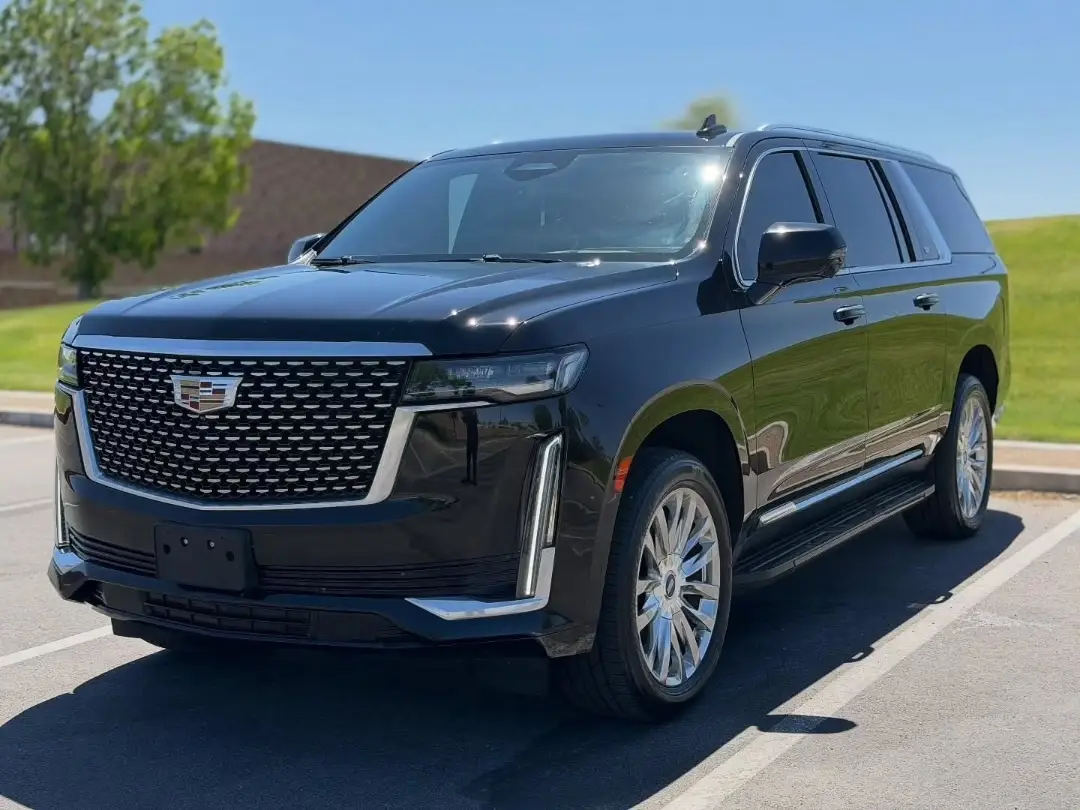 Black Cadillac Escalade ESV Premium Luxury