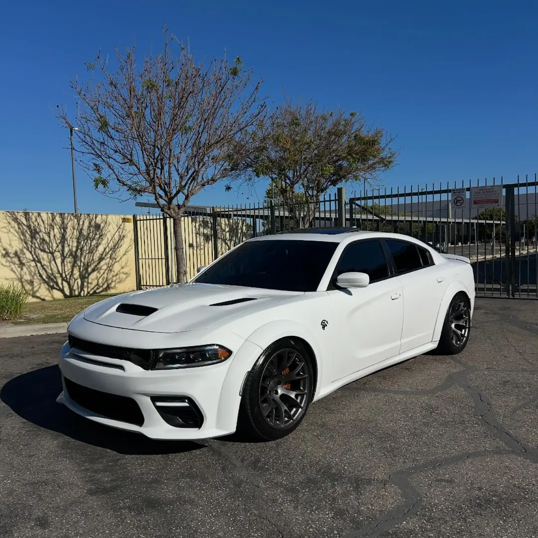 White Knuckle Clear Coat Dodge Charger SRT Hellcat Widebody