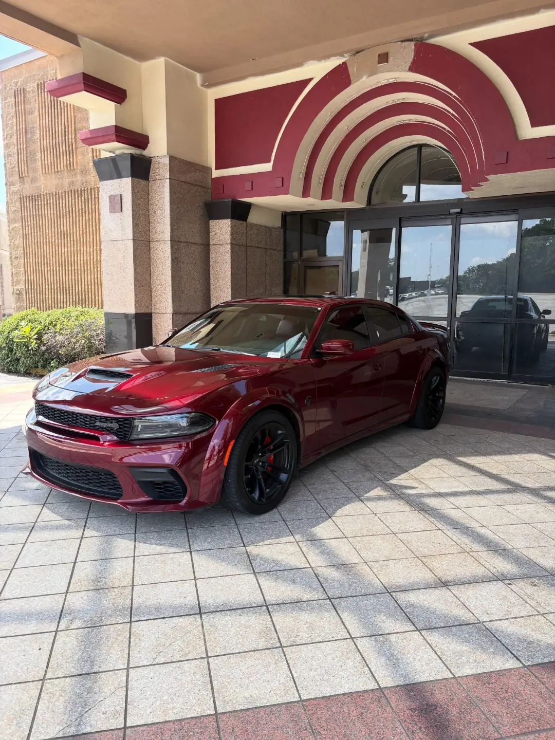 Red Dodge Charger SRT Hellcat Widebody