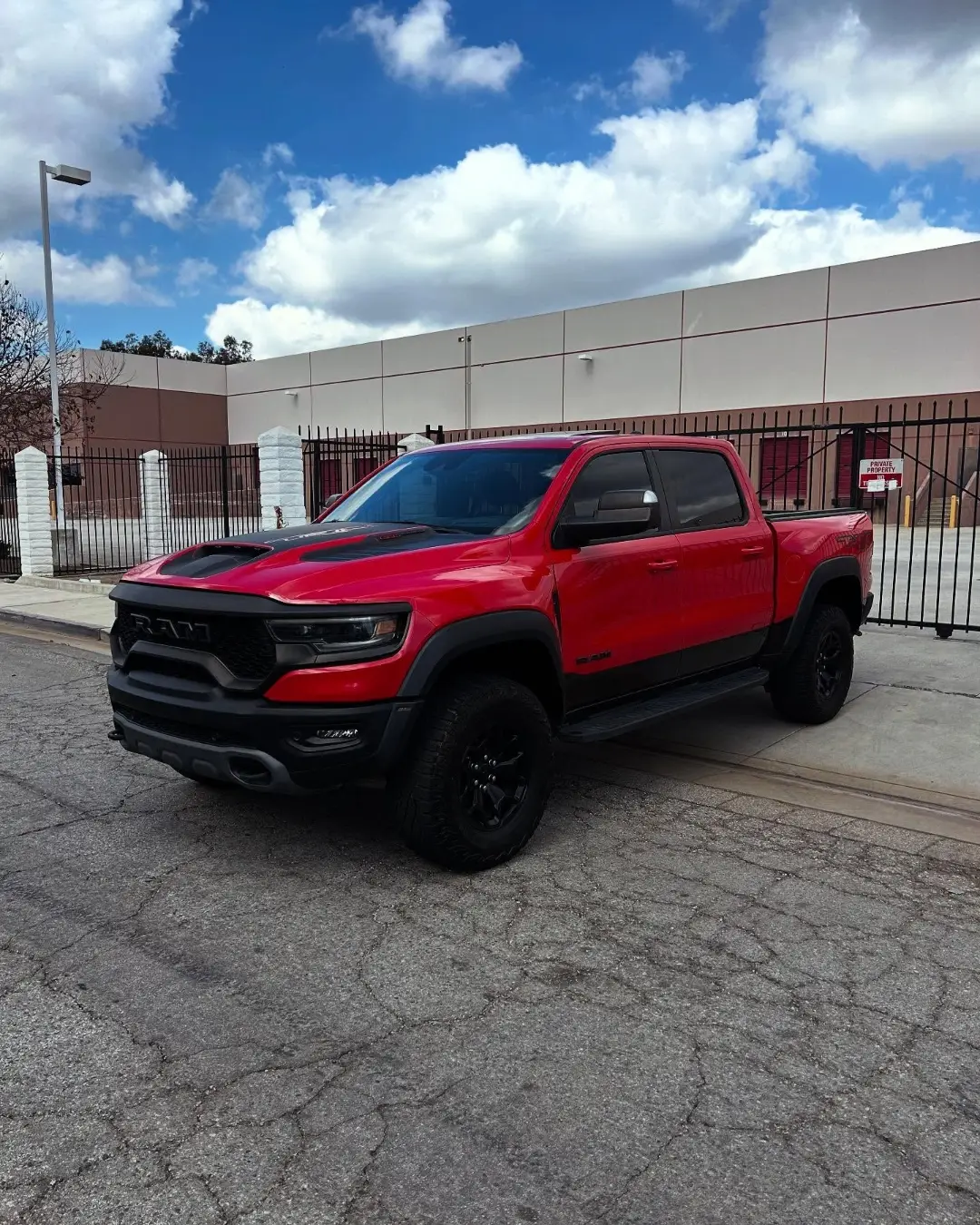 Flame Red Ram 1500 TRX